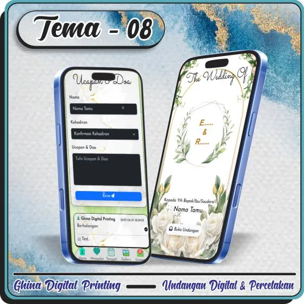 Ghina Digital Printing - Undangan Digital Website